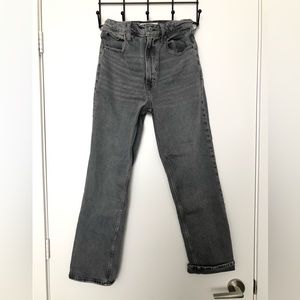 Abercrombie and Fitch The ‘90s Ultra High Rise Jeans - Gray Wash